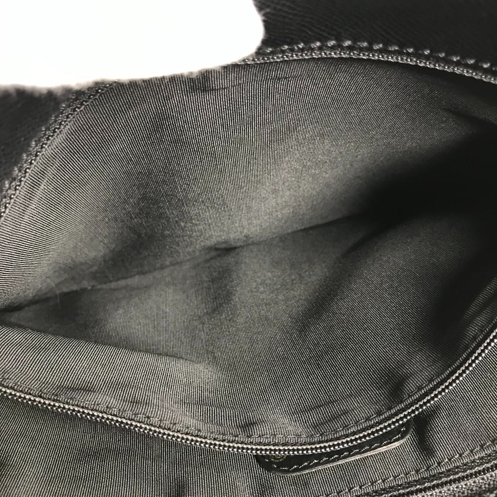 CHANEL Shoulder Bag leather black vintage CC COCO Mark logo