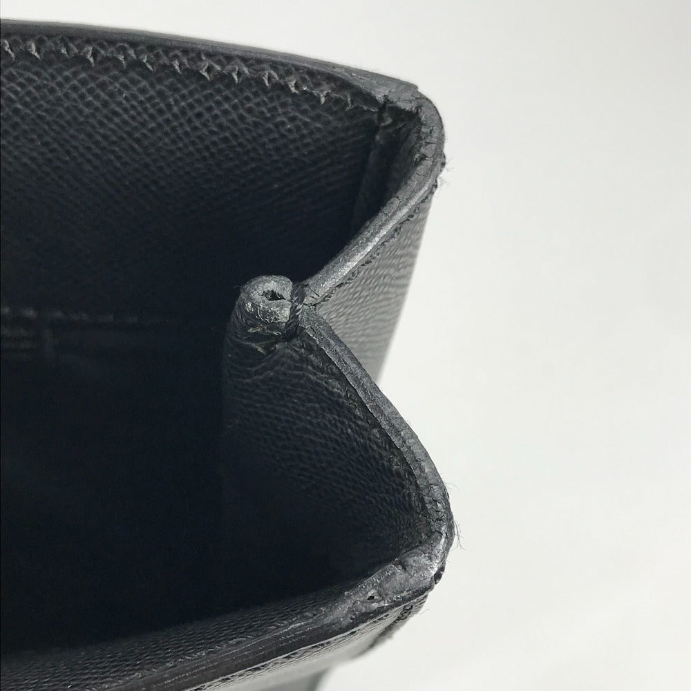 CHANEL Shoulder Bag leather black vintage CC COCO Mark logo