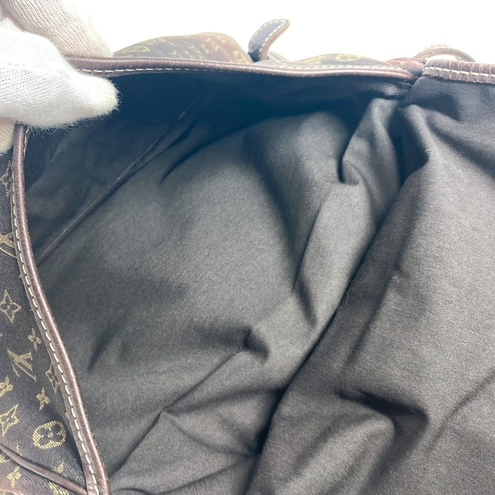 LOUIS VUITTON Shoulder Bag M95227 Monogram Mini-LinCanvas Brown Monogram mini run Saumur 30 Women Used Authentic