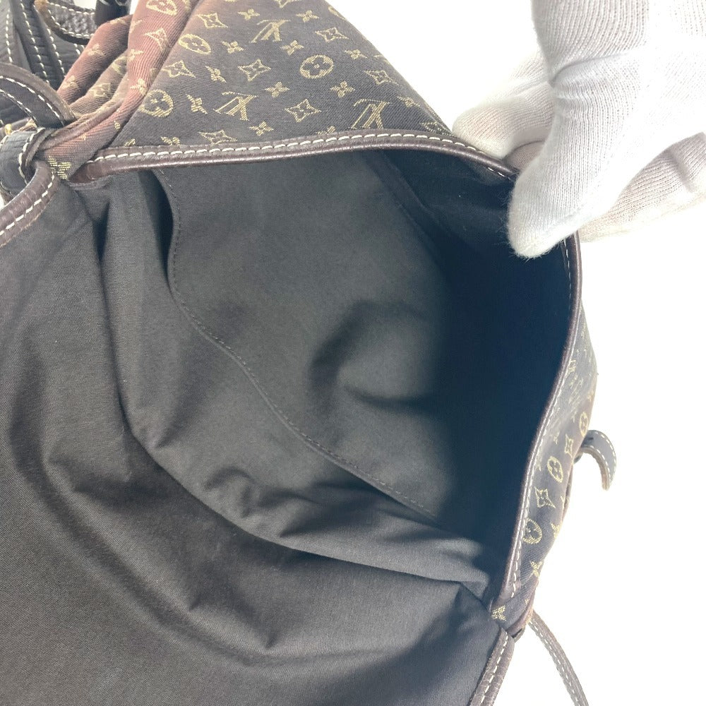 LOUIS VUITTON Shoulder Bag M95227 Monogram Mini-LinCanvas Brown Monogram mini run Saumur 30 Women Used Authentic