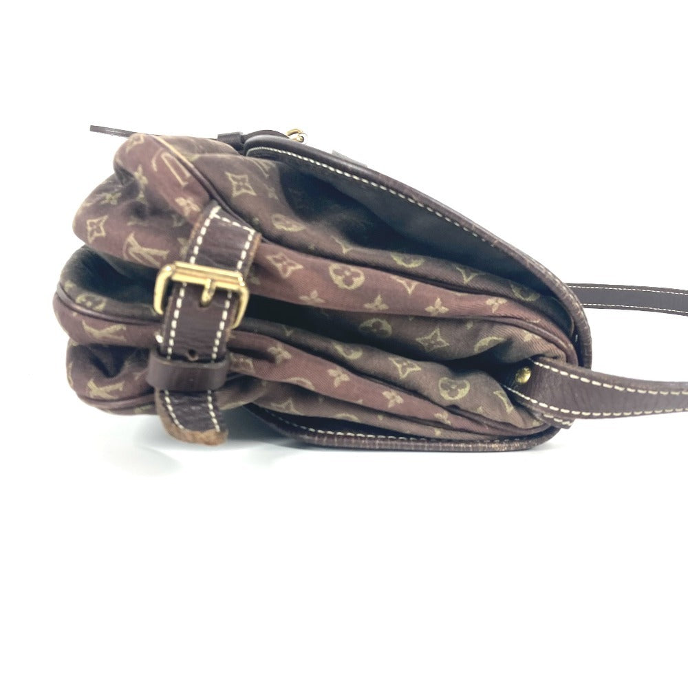 LOUIS VUITTON Shoulder Bag M95227 Monogram Mini-LinCanvas Brown Monogram mini run Saumur 30 Women Used Authentic