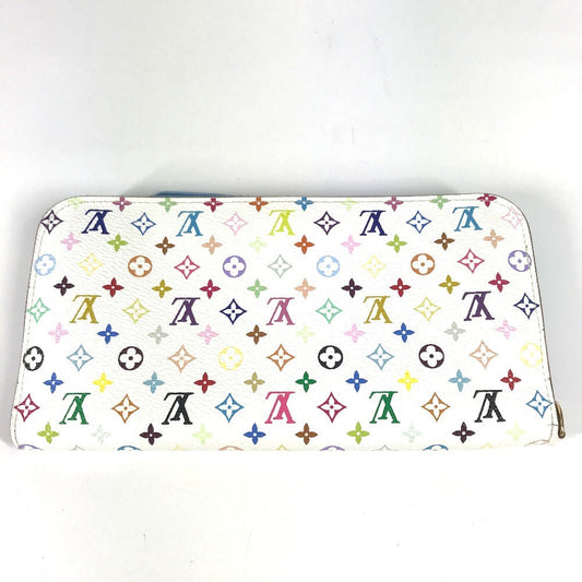 LOUIS VUITTON Long Wallet Purse M93749 Monogram multicolor canvas blue Monogram multicolor Portefeuille Ansolit