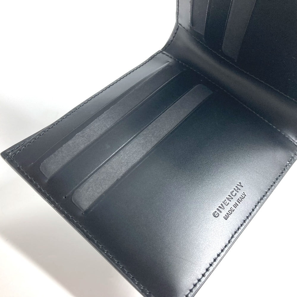 GIVENCHY Folded wallet leather black logo wallet