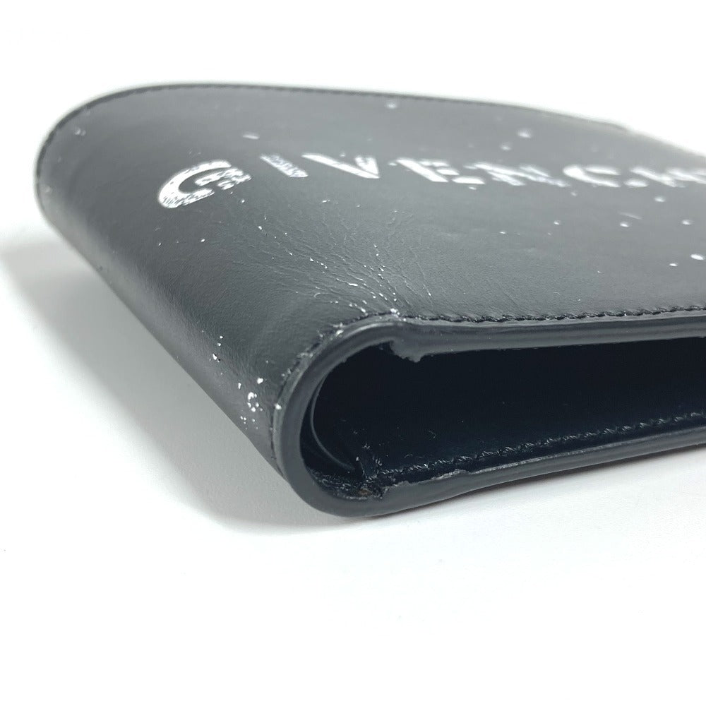 GIVENCHY Folded wallet leather black logo wallet