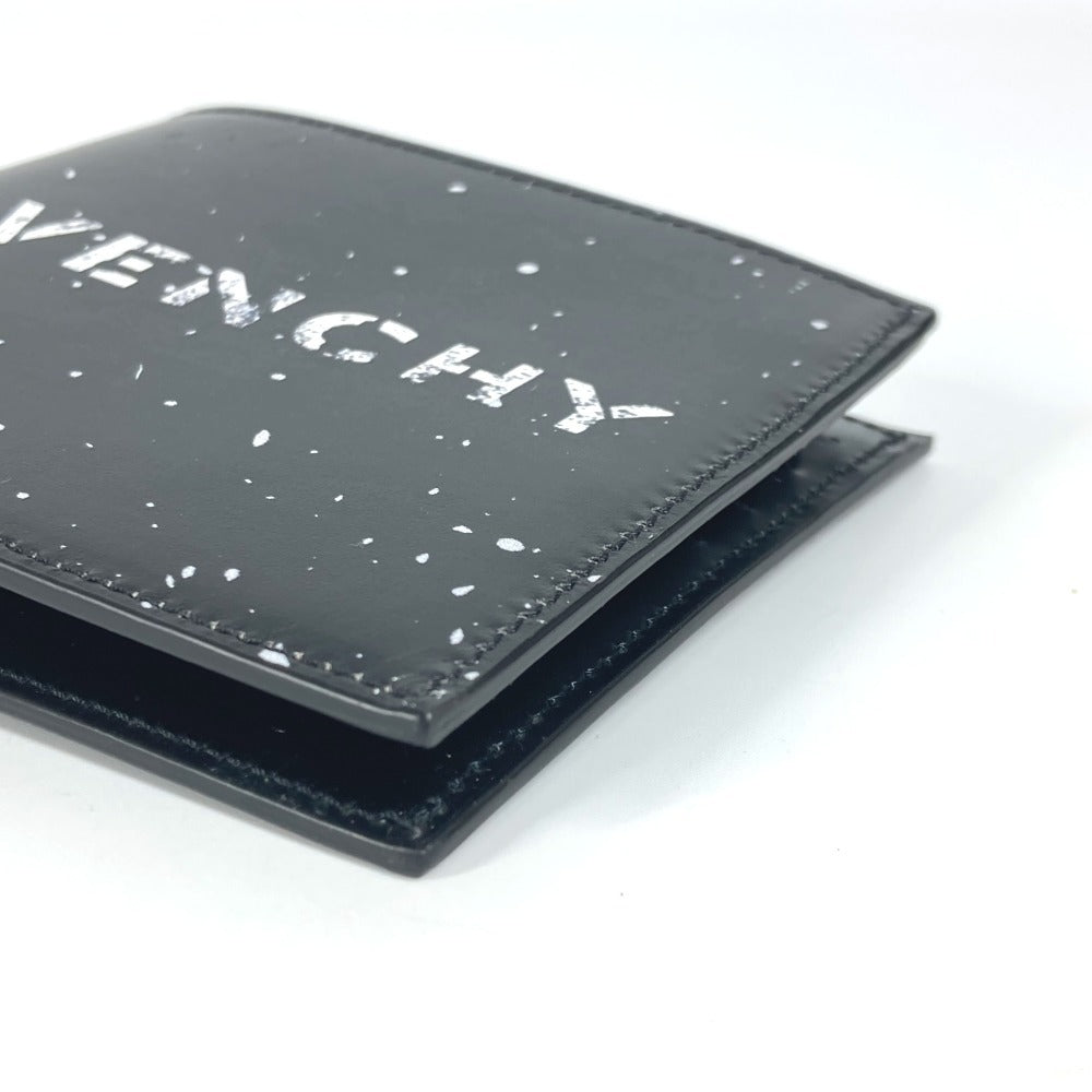 GIVENCHY Folded wallet leather black logo wallet