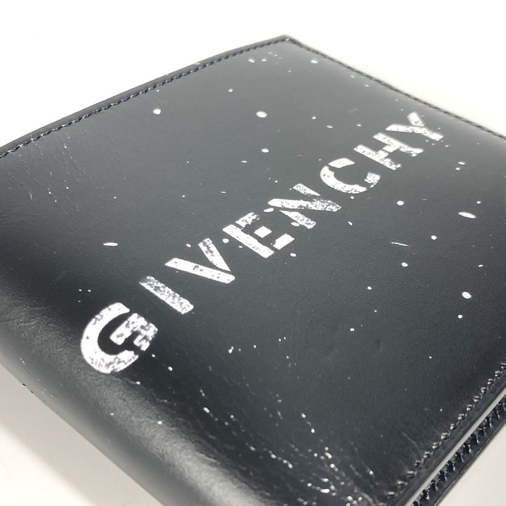 GIVENCHY Folded wallet leather black logo wallet