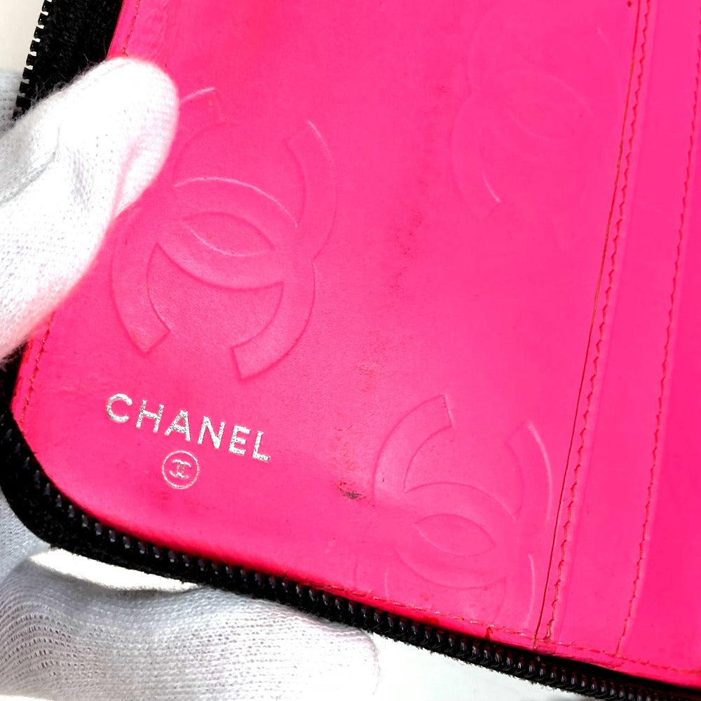 CHANEL Long Wallet Purse A26710 leather black Cambon line CC COCO Mark Travel Case logo