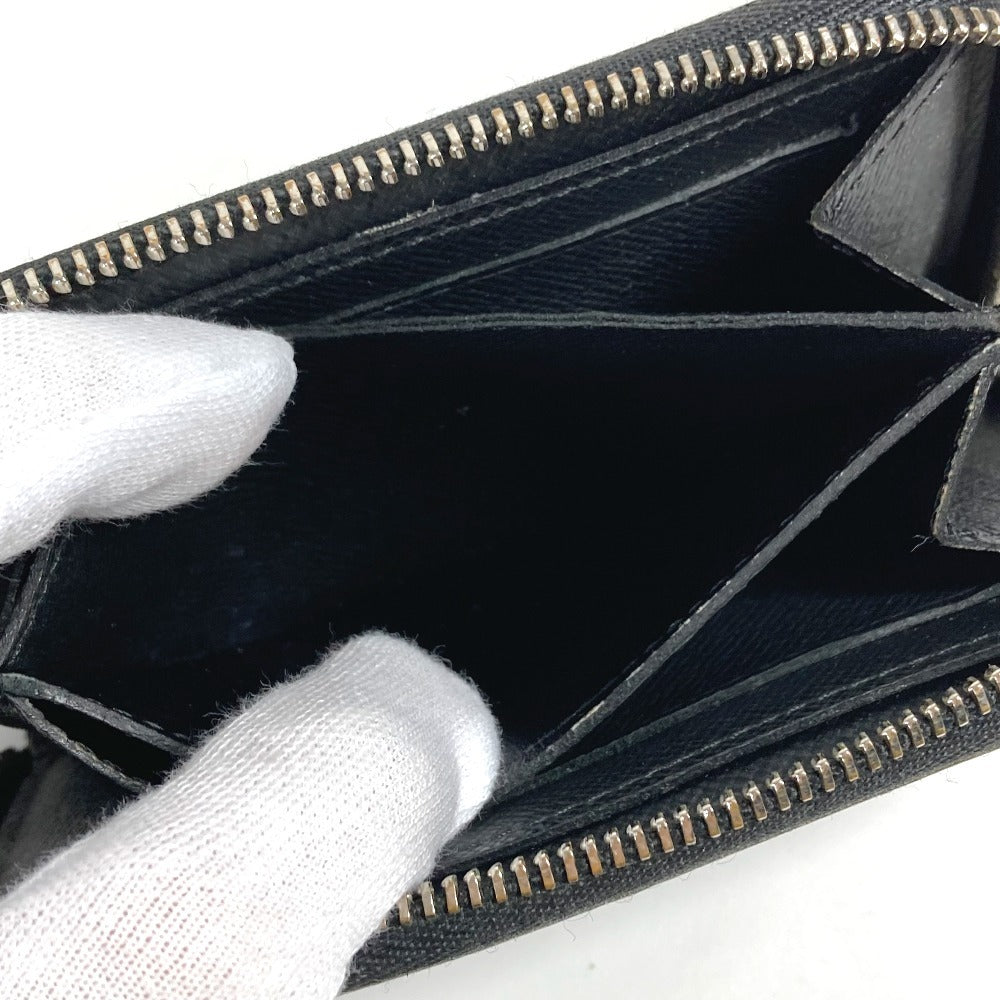 LOUIS VUITTON Coin case N63076 Damier Grafitto Canvas black Damier Grafitte Zip around purse