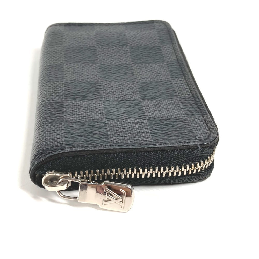 LOUIS VUITTON Coin case N63076 Damier Grafitto Canvas black Damier Grafitte Zip around purse