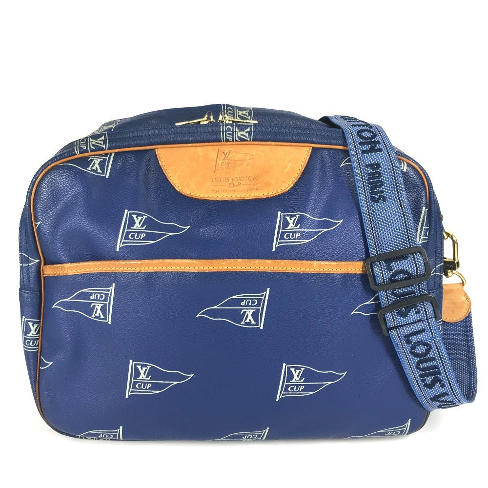 LOUIS VUITTON Shoulder Bag M80008 PVC / Leather blue LVCUP Louis Vuitton Cup Sac Cowes