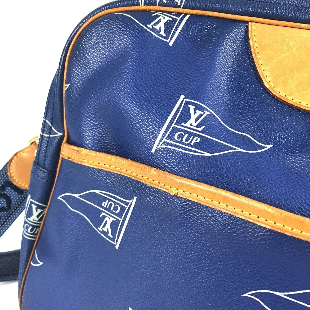 LOUIS VUITTON Shoulder Bag M80008 PVC / Leather blue LVCUP Louis Vuitton Cup Sac Cowes