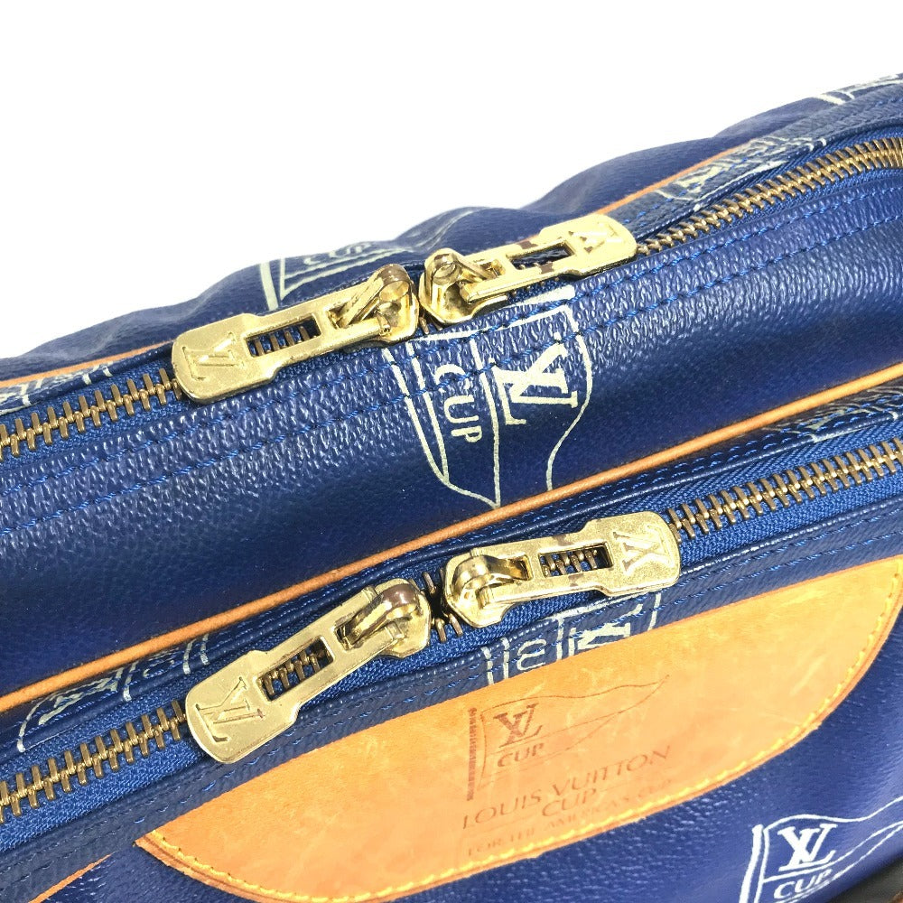 LOUIS VUITTON Shoulder Bag M80008 PVC / Leather blue LVCUP Louis Vuitton Cup Sac Cowes