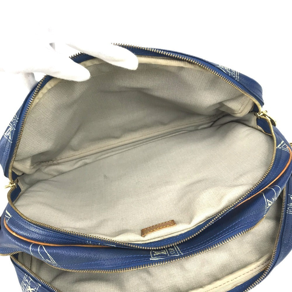 LOUIS VUITTON Shoulder Bag M80008 PVC / Leather blue LVCUP Louis Vuitton Cup Sac Cowes
