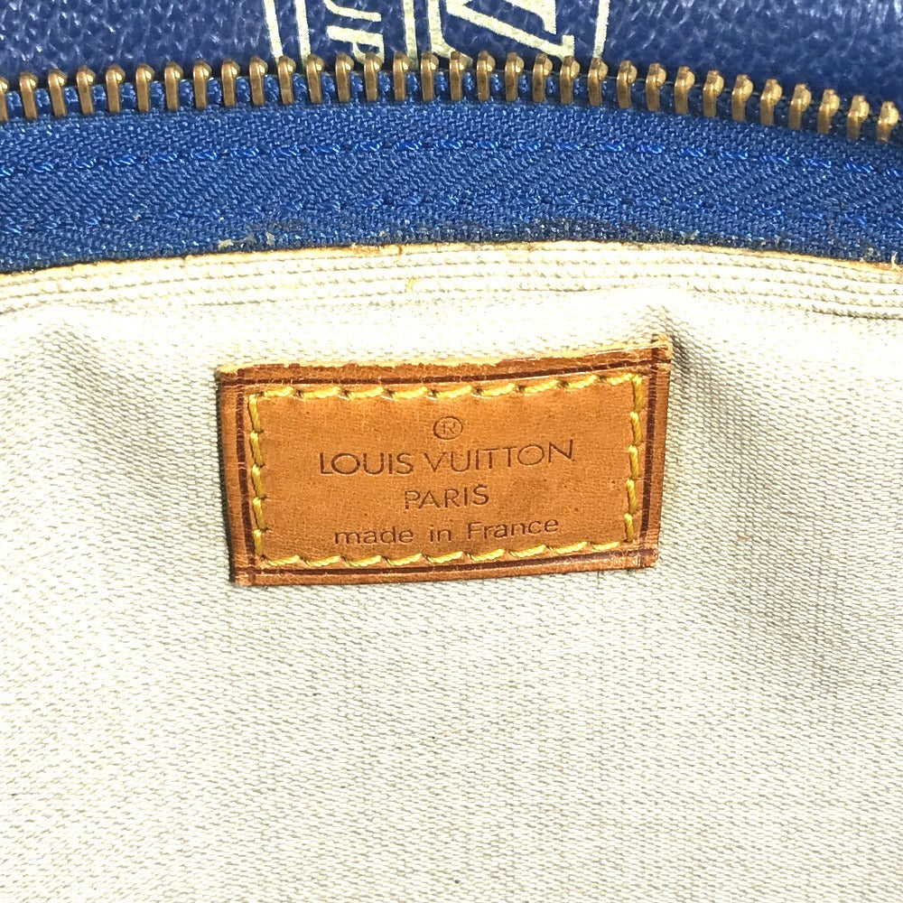 LOUIS VUITTON Shoulder Bag M80008 PVC / Leather blue LVCUP Louis Vuitton Cup Sac Cowes