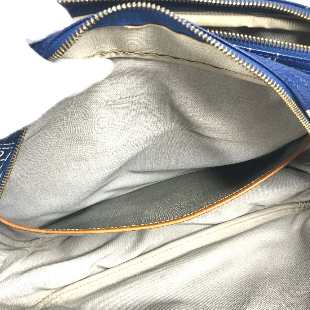 LOUIS VUITTON Shoulder Bag M80008 PVC / Leather blue LVCUP Louis Vuitton Cup Sac Cowes