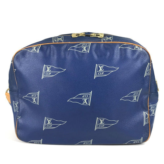 LOUIS VUITTON Shoulder Bag M80008 PVC / Leather blue LVCUP Louis Vuitton Cup Sac Cowes