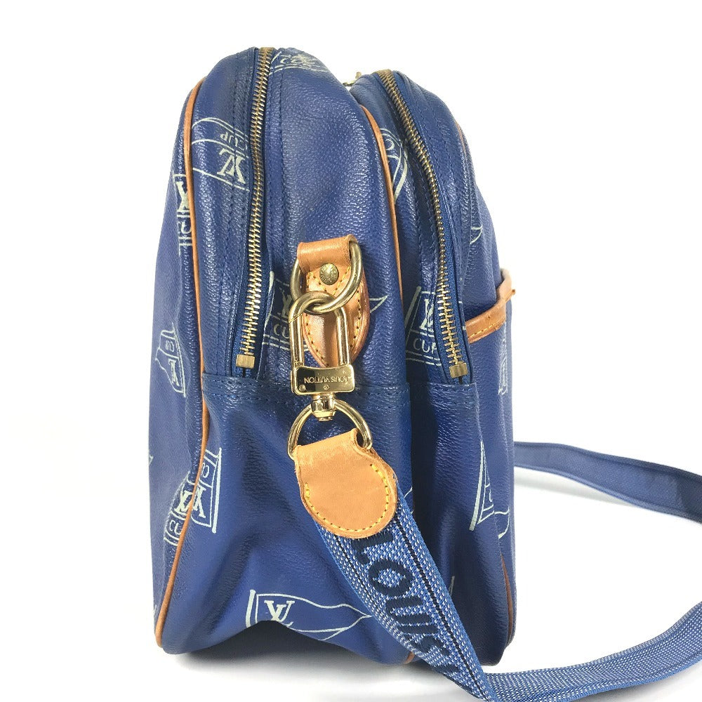 LOUIS VUITTON Shoulder Bag M80008 PVC / Leather blue LVCUP Louis Vuitton Cup Sac Cowes