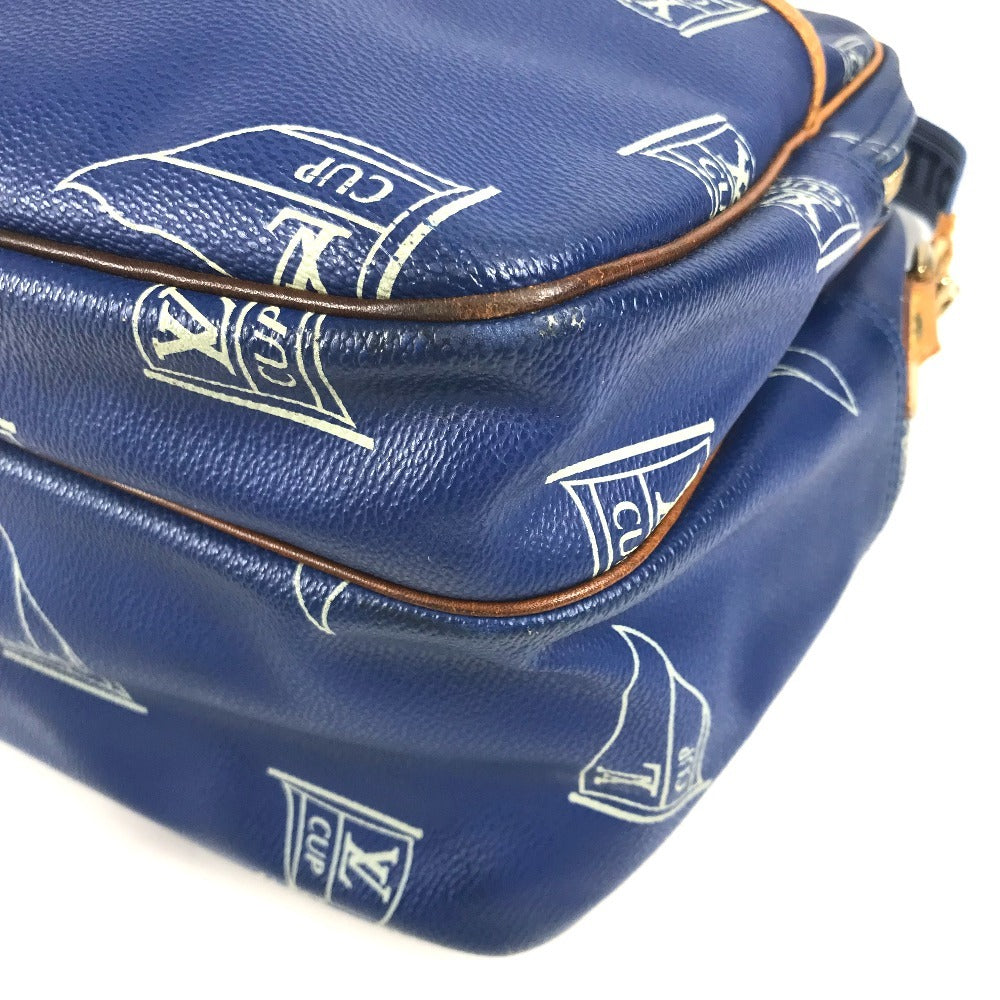 LOUIS VUITTON Shoulder Bag M80008 PVC / Leather blue LVCUP Louis Vuitton Cup Sac Cowes
