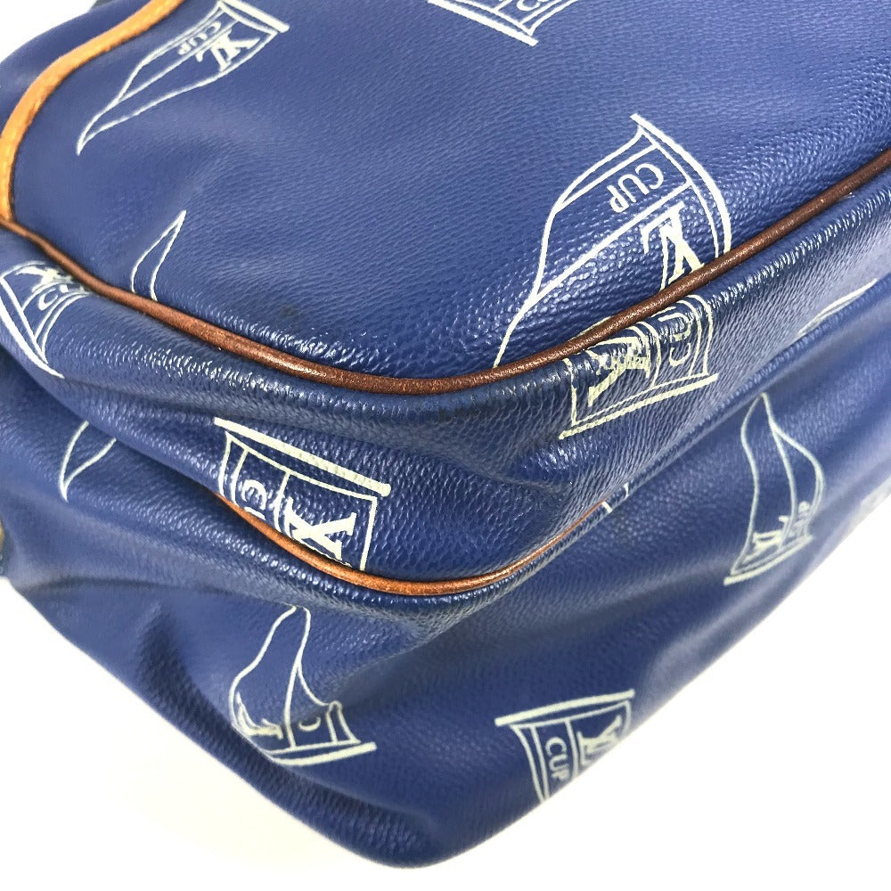 LOUIS VUITTON Shoulder Bag M80008 PVC / Leather blue LVCUP Louis Vuitton Cup Sac Cowes