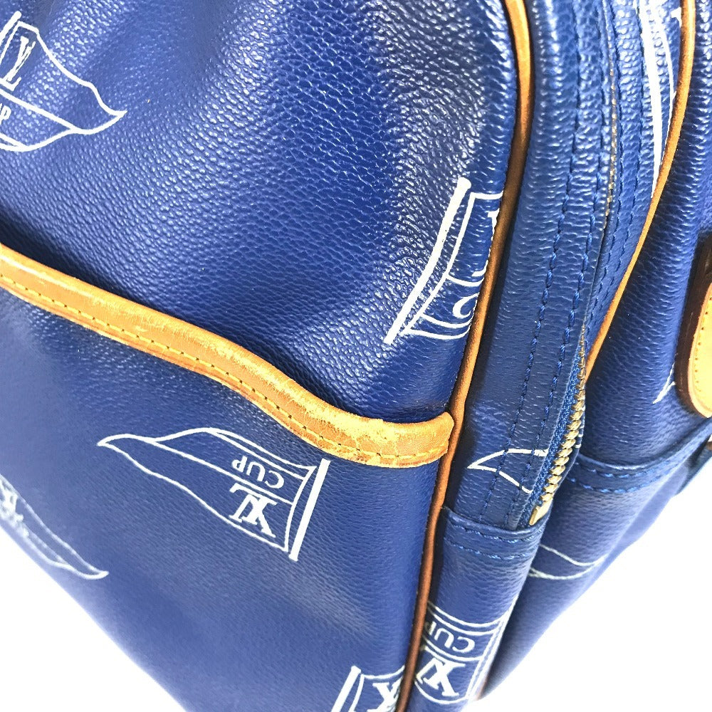 LOUIS VUITTON Shoulder Bag M80008 PVC / Leather blue LVCUP Louis Vuitton Cup Sac Cowes