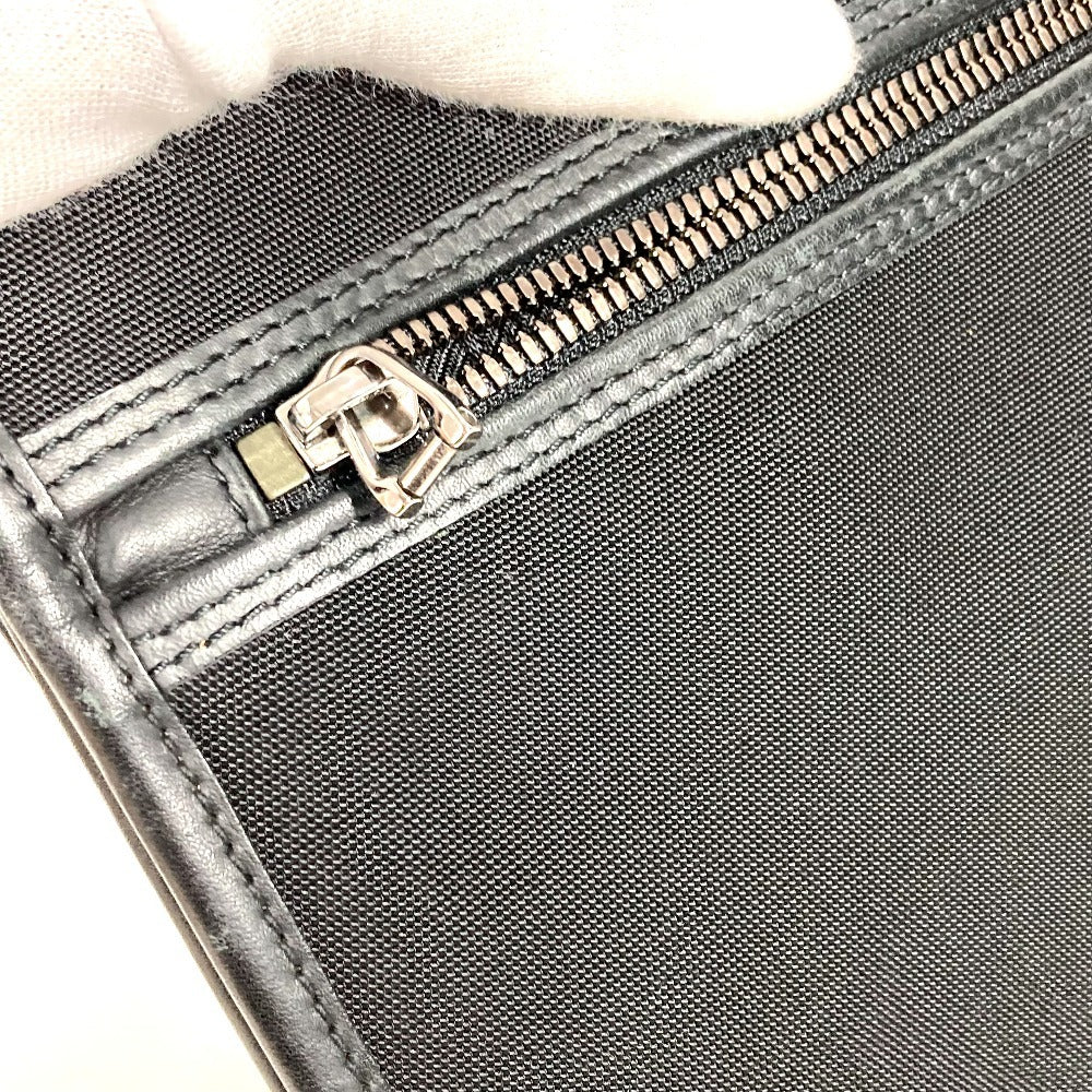 GUCCI Clutch bag 108841 Nylon / leather black logo