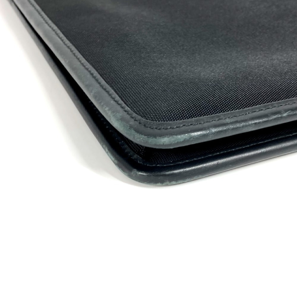 GUCCI Clutch bag 108841 Nylon / leather black logo
