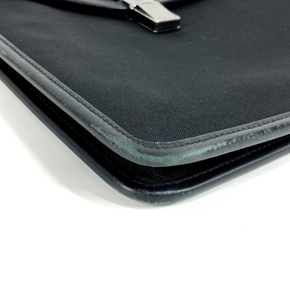 GUCCI Clutch bag 108841 Nylon / leather black logo