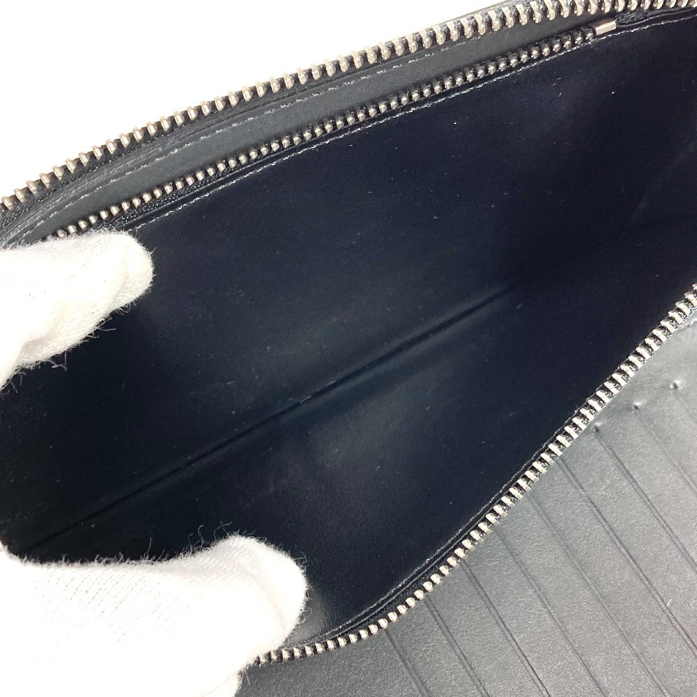 LOUIS VUITTON Long Wallet Purse N63548 Damier Anfini Leather black Damier Anfini Zippy Wallet Vertical