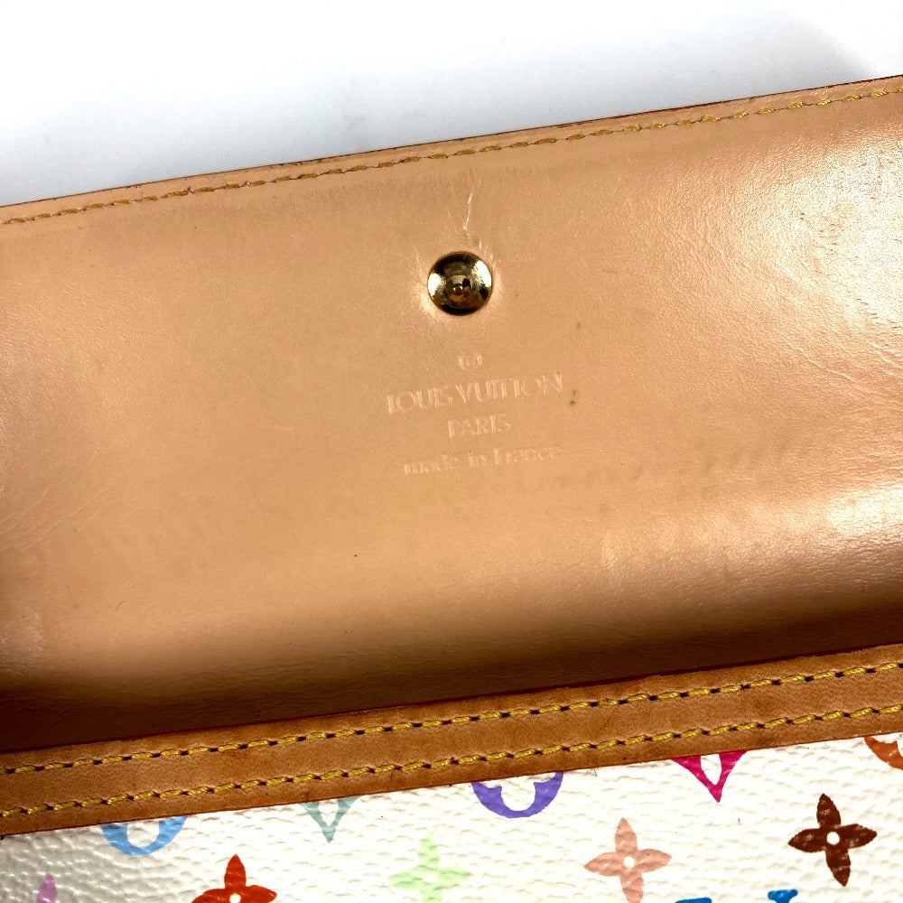 LOUIS VUITTON Long Wallet Purse M92659 Monogram multicolor canvas white Monogram multicolor Porte Tresor International