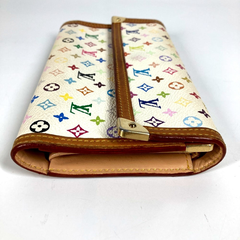 LOUIS VUITTON Long Wallet Purse M92659 Monogram multicolor canvas white Monogram multicolor Porte Tresor International