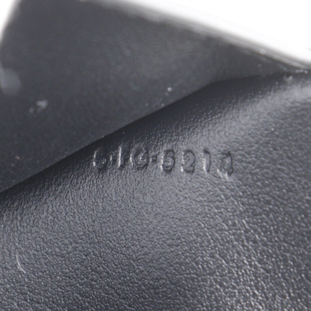 CELINE Tri-fold wallet 10B573BEL leather black Small trifold wallet unisex(Unisex) Used Authentic