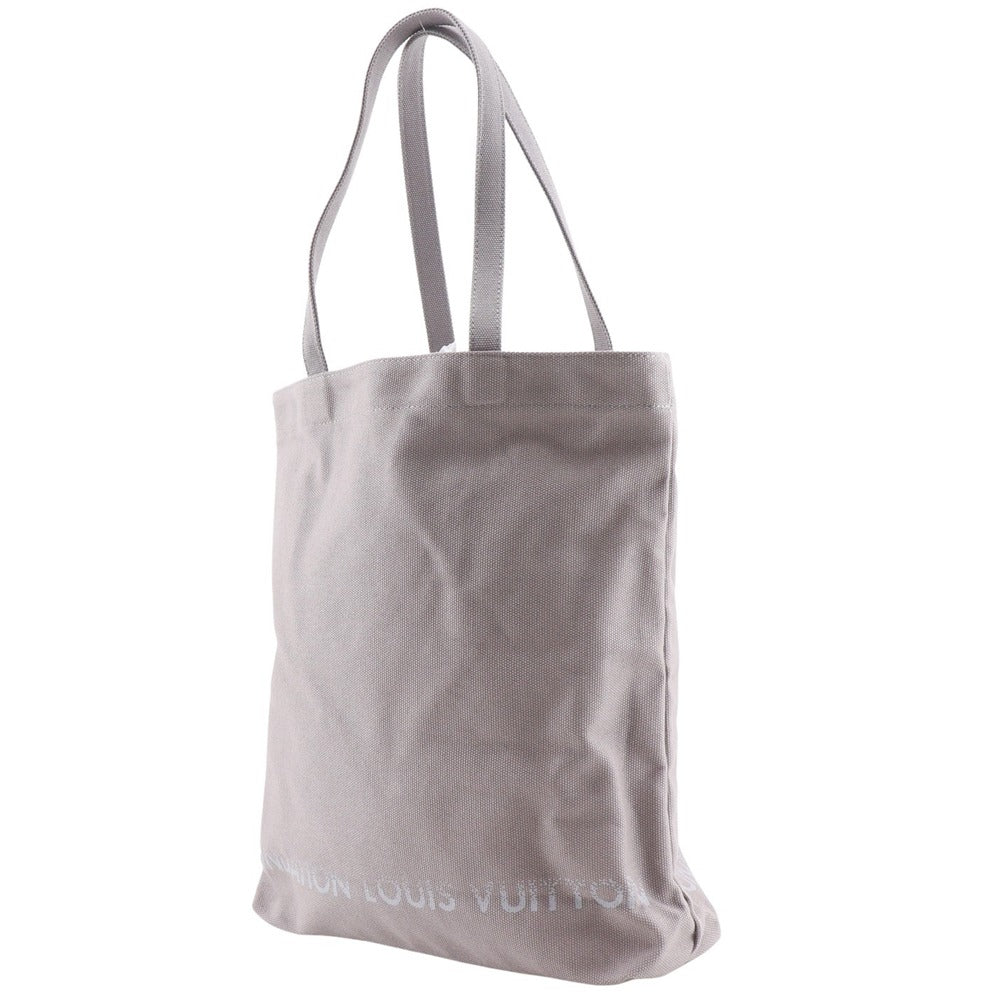 LOUIS VUITTON Tote Bag canvas Dove Gray Museum limited Fondation Paris