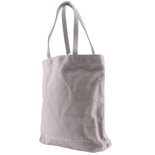 LOUIS VUITTON Tote Bag canvas Dove Gray Museum limited Fondation Paris