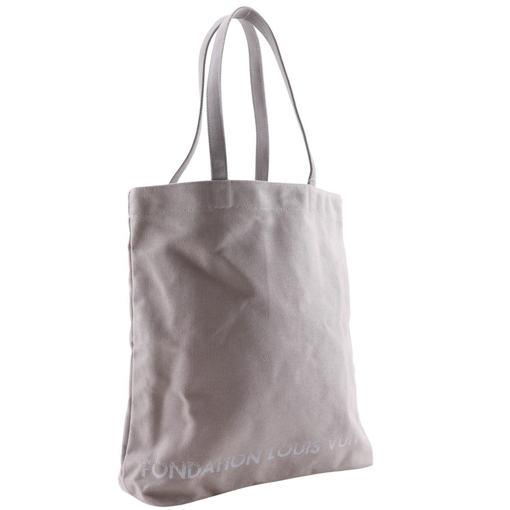 LOUIS VUITTON Tote Bag canvas Dove Gray Museum limited Fondation Paris