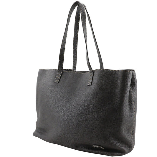 FENDI Tote Bag 7VA282 leather Brown Celeria unisex(Unisex) Used Authentic