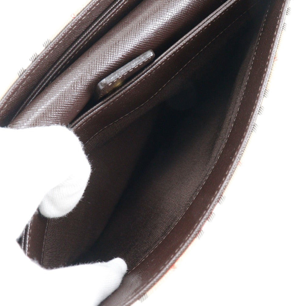 BURBERRY Shoulder Bag Canvas, Leather Brown Nova Check Women Used Authentic