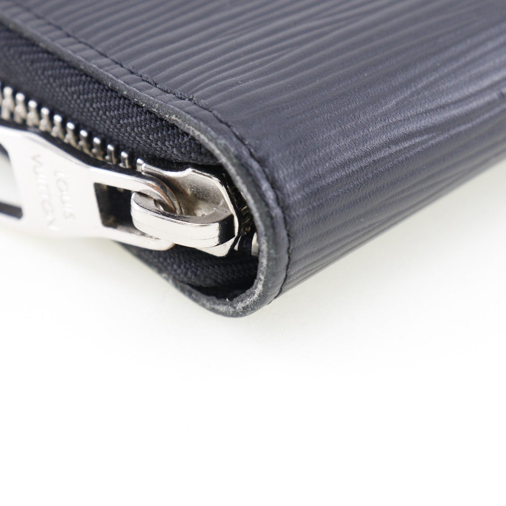 LOUIS VUITTON Long Wallet Purse M60632 Epi Leather black Zippy Organizer mens Used Authentic