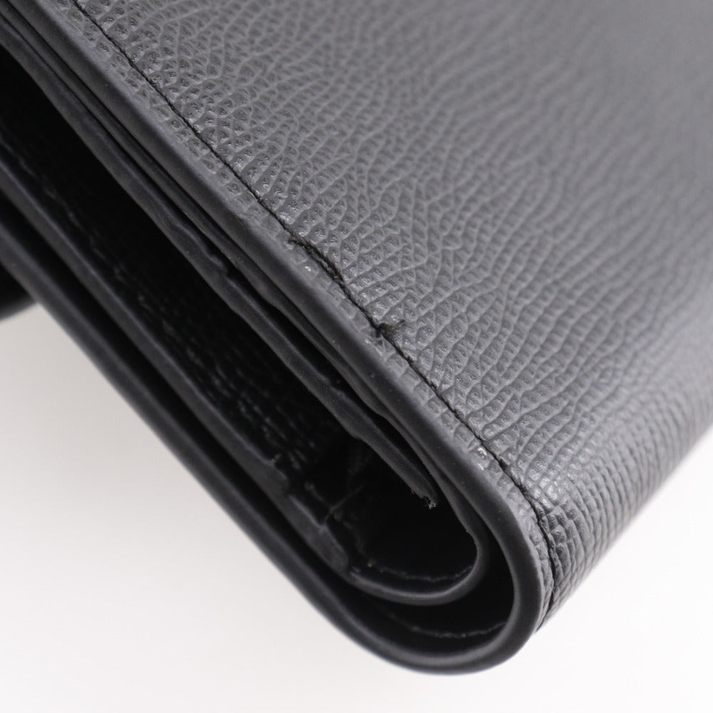Dior Tri-fold wallet Calfskin black Compact wallet