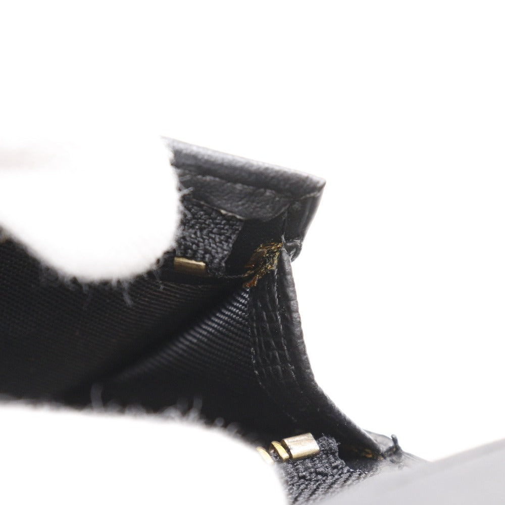 Dior Tri-fold wallet Calfskin black Compact wallet