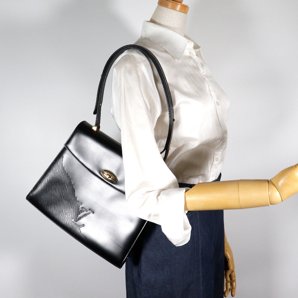 LOUIS VUITTON Shoulder Bag M63942 Epi Leather black Opera line Spartan