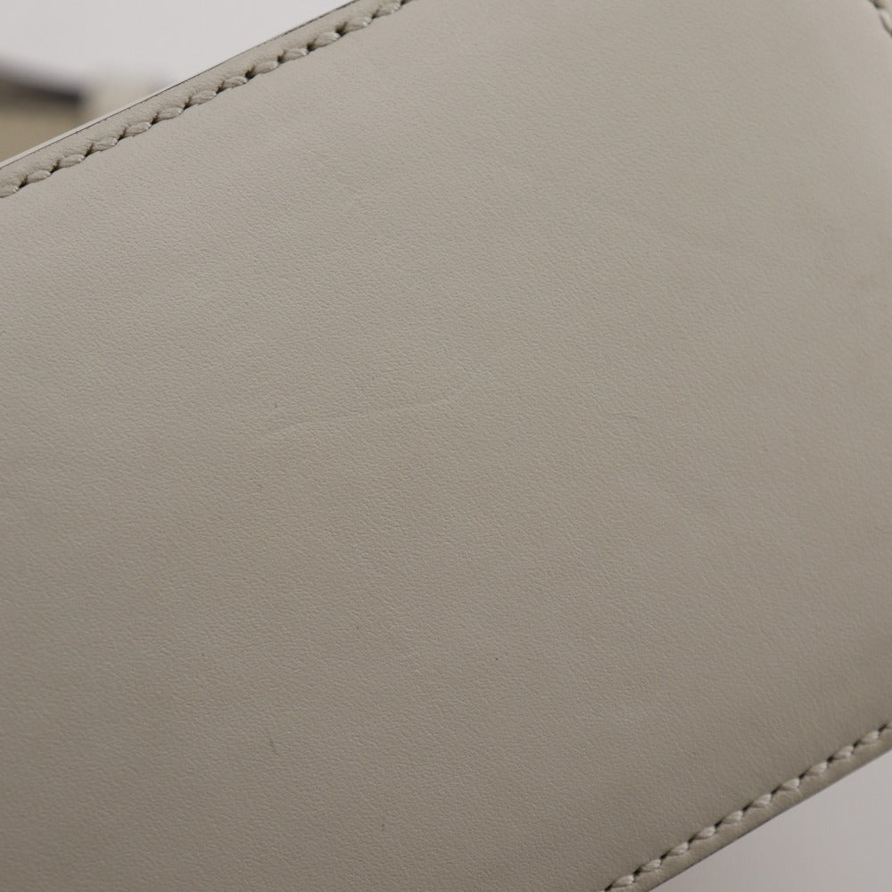 GUCCI Shoulder Bag 511189 leather White SAGA Gussy