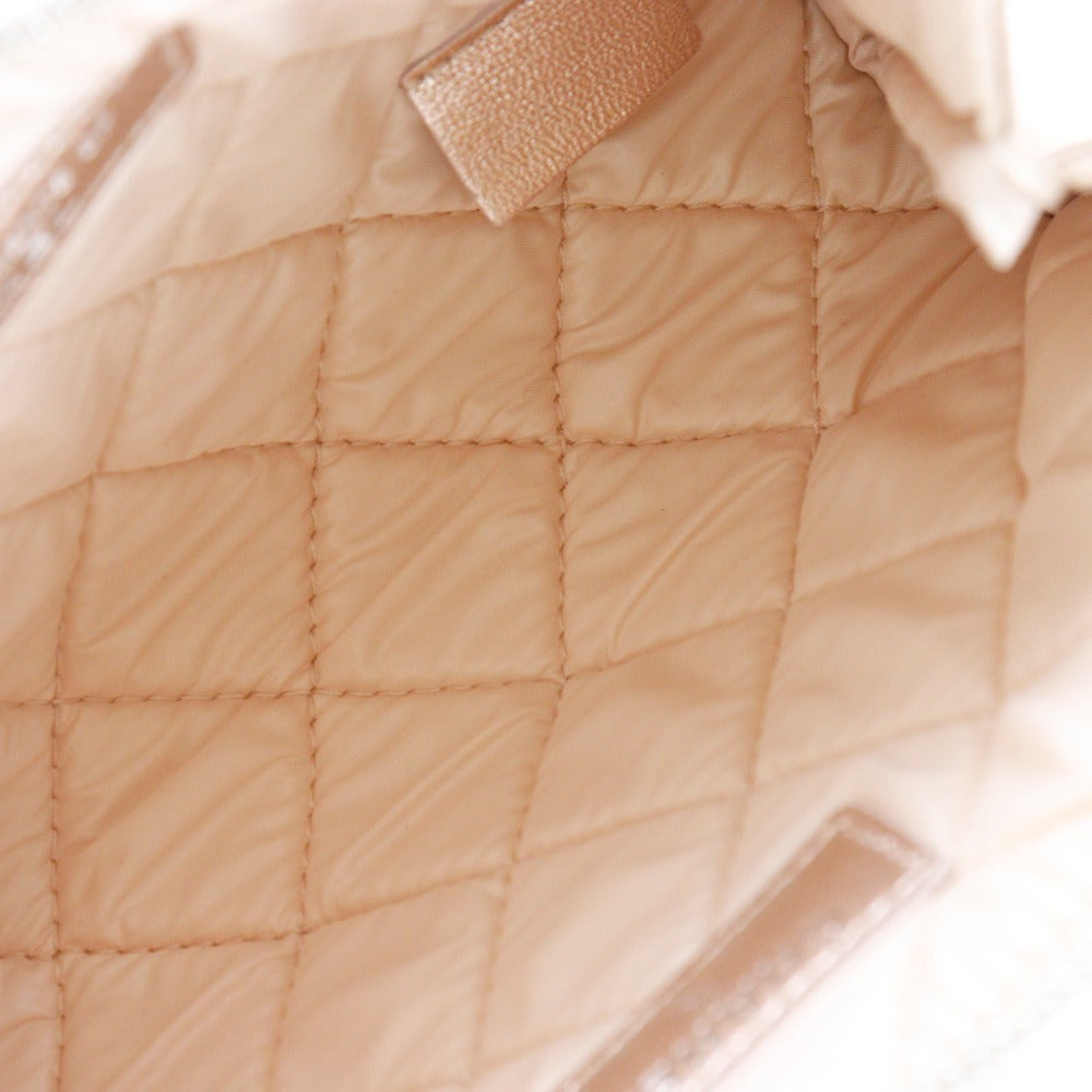 CHANEL Pouch A69259 lambskin Metallic pink Matrasse
