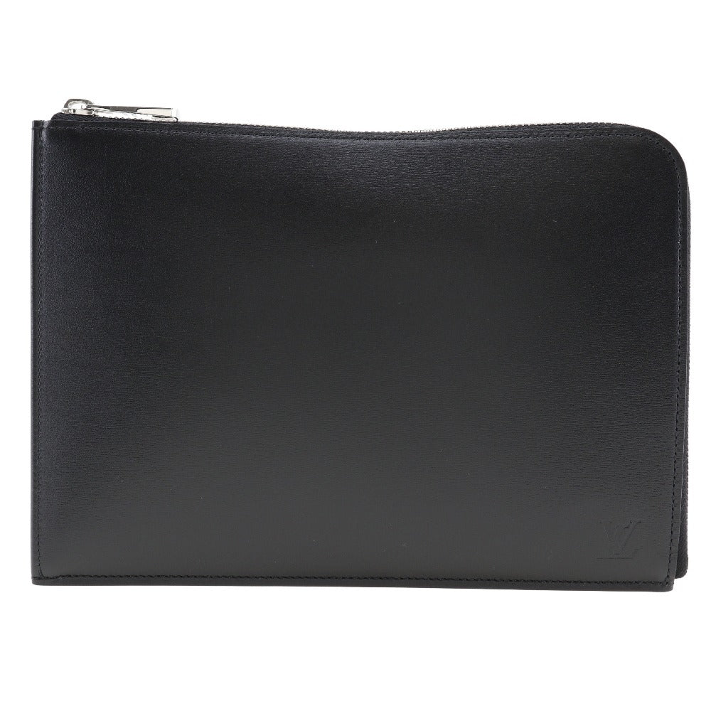 LOUIS VUITTON Clutch bag R99303 Calfskin black Nomad Pochette Jules PM mens Used Authentic