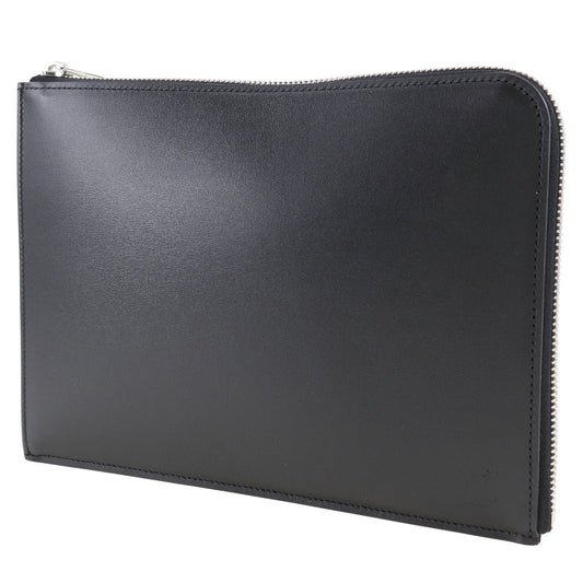 LOUIS VUITTON Clutch bag R99303 Calfskin black Nomad Pochette Jules PM mens Used Authentic