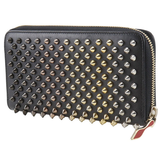 Christian Louboutin Long Wallet Purse 3175211 Calfskin black Gradient studs Panettone