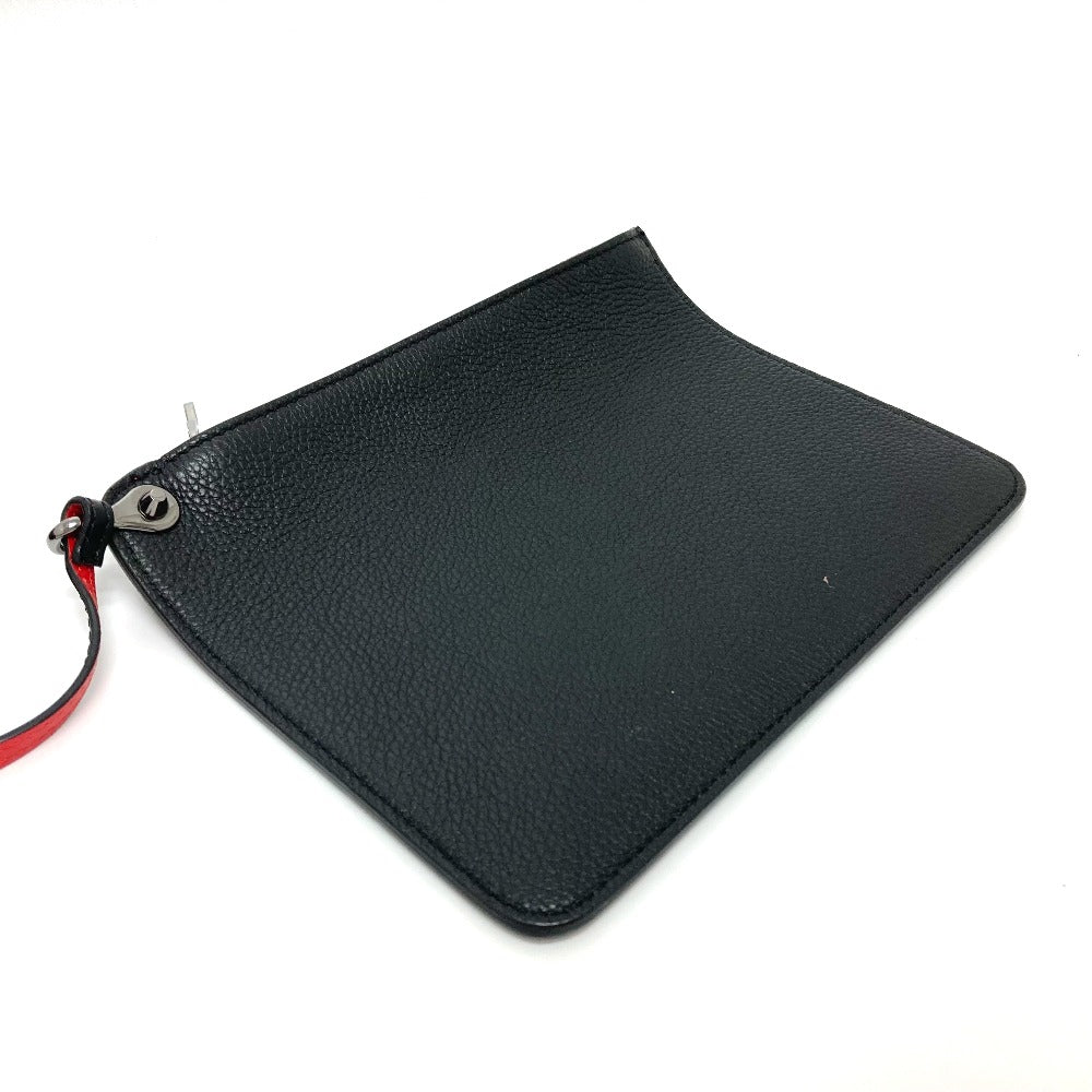 Christian Louboutin Tote Bag 1185119 CM53 leather Black x red Spike studs Kabata Small unisex(Unisex) Used Authentic
