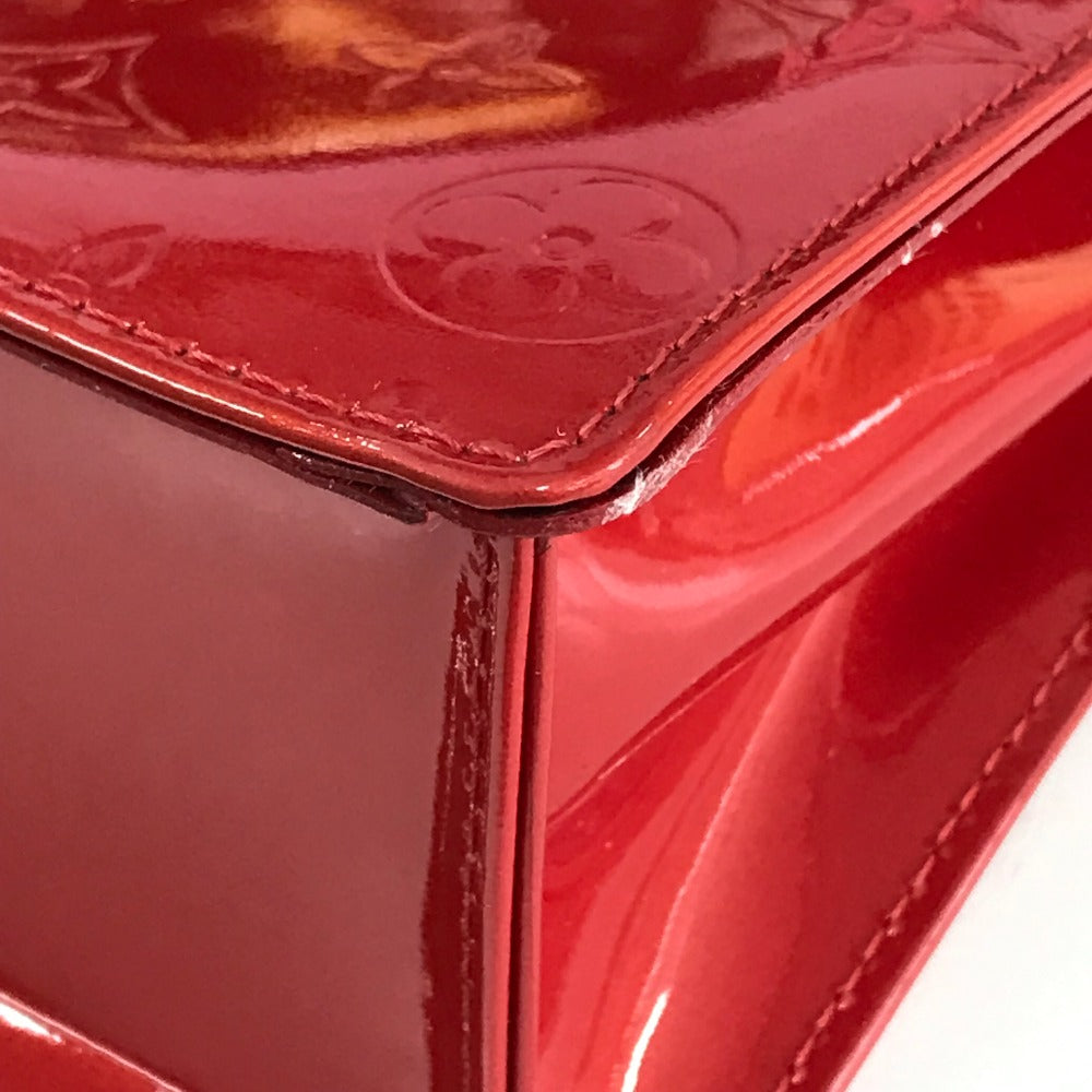 LOUIS VUITTON Handbag M91135 Monogram Vernis Red Monogram Vernis Spring Street PM Women Used Authentic