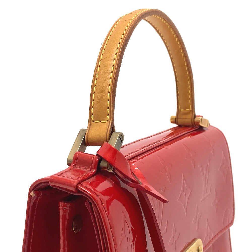 LOUIS VUITTON Handbag M91135 Monogram Vernis Red Monogram Vernis Spring Street PM Women Used Authentic