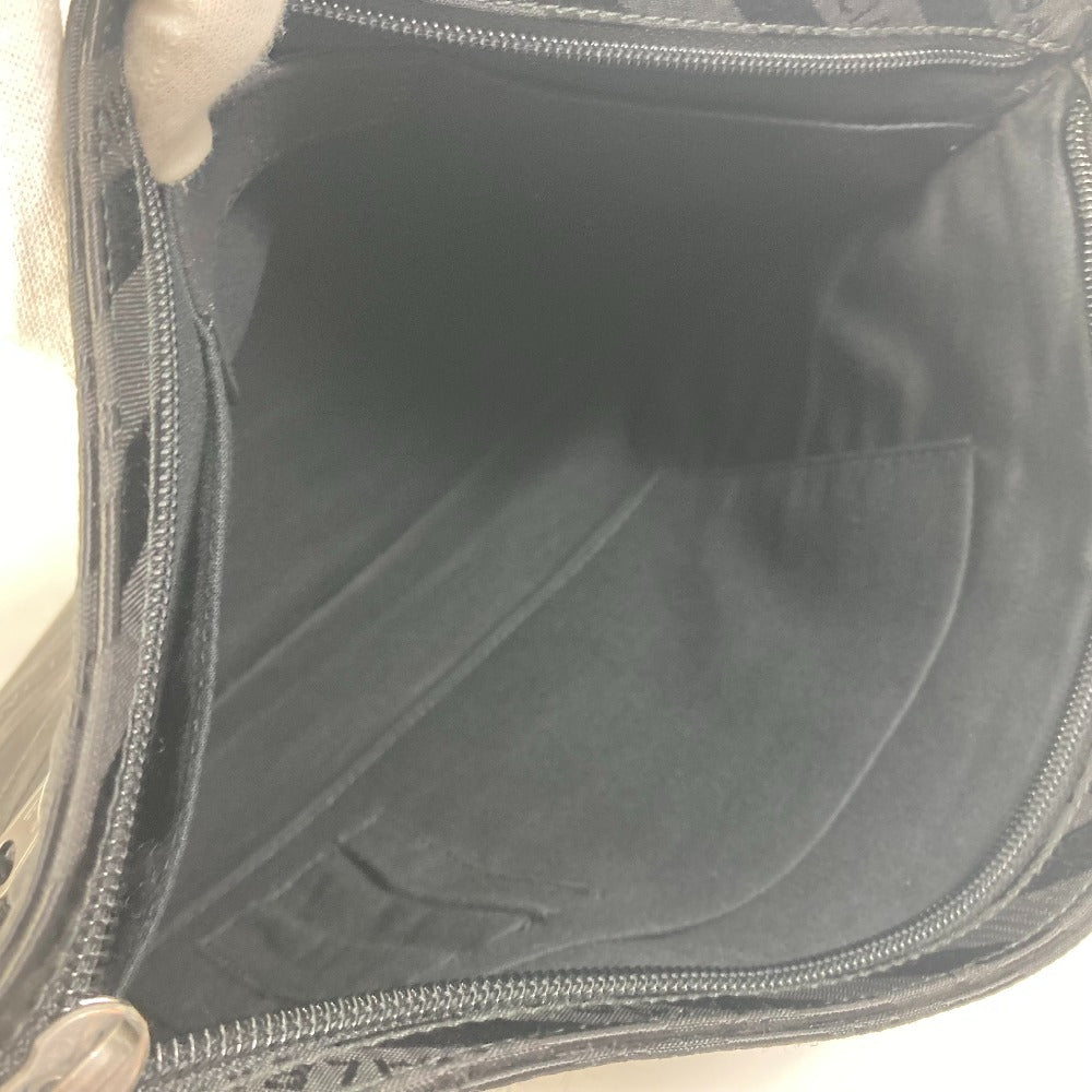 BALENCIAGA Clutch bag 459745 Nylon black logo Explorer mens Used Authentic