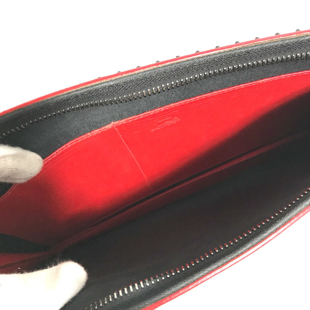 Christian Louboutin Shoulder Bag leather black Spike studs 3WAY mens Used Authentic